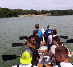 Letni obóz sekcji smoczych łodzi i sportów wodnych GZSiSS